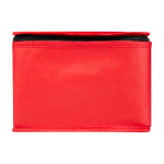 Recycled non-woven thermal bag for 6 cans, 4L capacity red colour