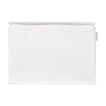Recycled non-woven thermal bag for 6 cans, 4L capacity white colour