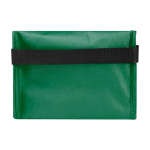Recycled non-woven thermal bag for 6 cans, 4L capacity green colour