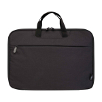 Recycled polyester laptop bag with RPET lining, 2-in-1 dark grey colour
