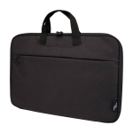 Recycled polyester laptop bag with RPET lining, 2-in-1 dark grey colour