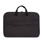 Recycled polyester laptop bag with RPET lining, 2-in-1 dark grey colour
