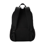 Recycled polyester laptop backpack with PC pocket, 15” black colour