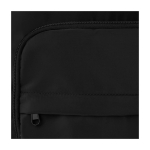 Recycled polyester laptop backpack with PC pocket, 15” black colour