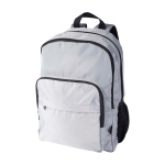 Recycled polyester laptop backpack with PC pocket, 15” grey colour