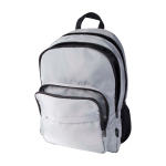 Recycled polyester laptop backpack with PC pocket, 15” grey colour