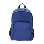 Recycled polyester laptop backpack with PC pocket, 15” royal blue colour