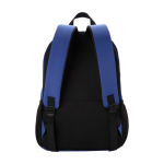 Recycled polyester laptop backpack with PC pocket, 15” royal blue colour