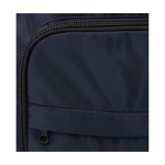 Recycled polyester laptop backpack with PC pocket, 15” navy-blue colour