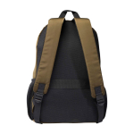 Recycled polyester laptop backpack with PC pocket, 15” dark green colour