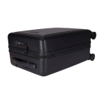 Recycled plastic cabin trolley with laptop compartment, 20” black colour