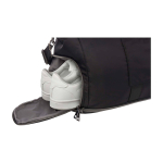 Expandable sports bag with sleek design, 35L capacity black colour