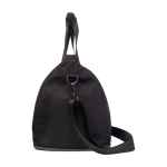 Expandable sports bag with sleek design, 35L capacity black colour