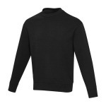 Unisex eco polyester & cotton sweatshirt, 280 g/m2, Elevate NXT black colour