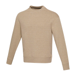 Unisex eco polyester & cotton sweatshirt, 280 g/m2, Elevate NXT ivory colour