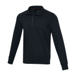 Unisex recycled sweatshirt, short zip, 280 g/m2, Elevate NXT