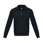 Unisex recycled sweatshirt, short zip, 280 g/m2, Elevate NXT