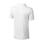 Men's short-sleeve cotton piqué polo, 200 g/m2, Elevate Life white colour