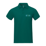 Men's short-sleeve cotton piqué polo, 200 g/m2, Elevate Life