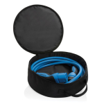 Cable bag made from recycled materials black colour