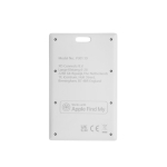 Wallet finder card compatible with Apple Find My white colour