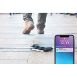 Wallet finder card compatible with Apple Find My white colour