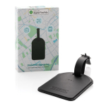 Apple Find My luggage tracking tag black colour view with box