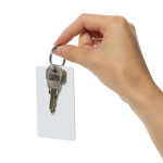 Ultra-slim tracker card for wallet, Find My compatible white colour