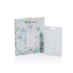 Ultra-slim tracker card for wallet, Find My compatible white colour