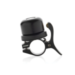 Bicycle bell with built-in tracker, Find My compatible black colour
