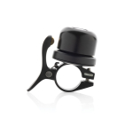 Bicycle bell with built-in tracker, Find My compatible black colour