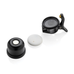 Bicycle bell with built-in tracker, Find My compatible black colour