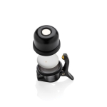 Bicycle bell with built-in tracker, Find My compatible black colour