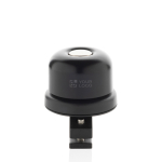 Bicycle bell with built-in tracker, Find My compatible black colour