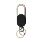 Rechargeable keyring tracker, Find My compatible black colour