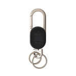 Rechargeable keyring tracker, Find My compatible black colour
