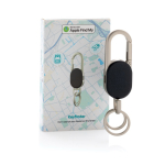 Rechargeable keyring tracker, Find My compatible black colour