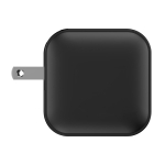 Ultra-fast travel charger for multiple countries with 3 outputs, 70 W black colour