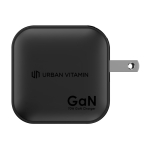 Ultra-fast travel charger for multiple countries with 3 outputs, 70 W black colour