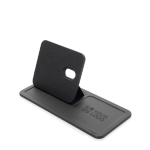 Recycled polyester tray with 3-in-1 wireless charger black colour