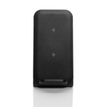 3-in-1 wireless charger in recyclable aluminium, 15 W black colour