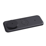 3-in-1 magnetic charger with 15 W wireless charging black colour