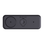 3-in-1 magnetic charger with 15 W wireless charging black colour