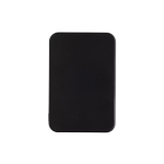 Recycled plastic power bank with dual ports, 5,000 mAh black colour