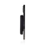 Magnetic wireless power bank in recycled plastic, 5,000 mAh black colour
