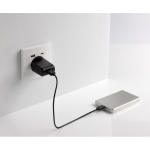 Magnetic wireless charging power bank with indicator, 5,000 mAh silver colour