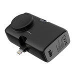 Charger for smartwatch and multiple devices, 20 W black colour