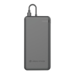 Eco power bank for 2 devices with charge indicator, 20 W black colour
