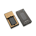Eco power bank for 2 devices with charge indicator, 20 W black colour