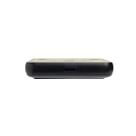 Magnetic bamboo wireless charging power bank, 5,000 mAh black colour